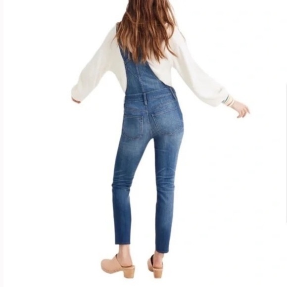 Madewell Skinny Overall - Size S - EUC - Medium Blue Wash Denim Jeans - Picture 10 of 12